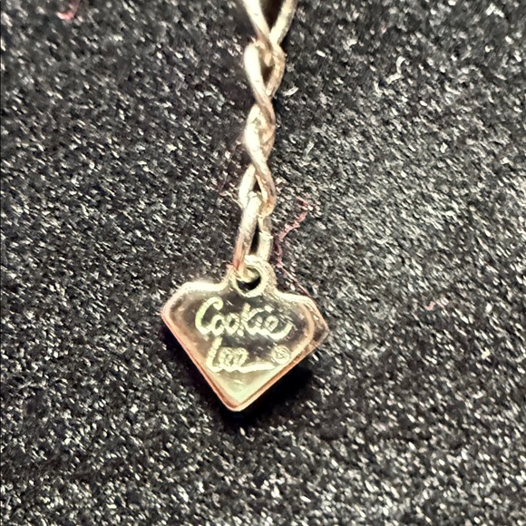 Cookie Lee Silver Floral Star Pendant Necklace - Picture 4 of 6